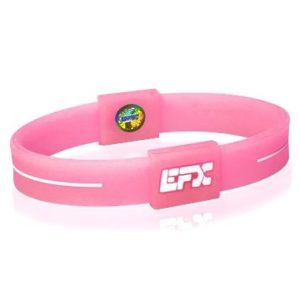 EFXリストバンドスポーツ Pink&White Glow