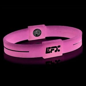 EFXリストバンドスポーツ Pink&White Glow